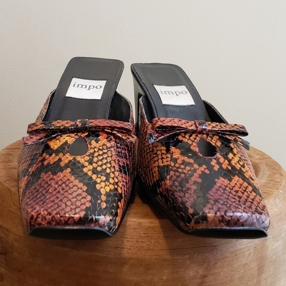 Impo Shoes - Impo Snakeskin Mules